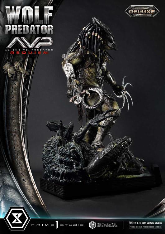 Aliens vs. Predator: Requiem Real Elite Masterline Wolf Predator (Deluxe Ver.) 1/3 Scale Statue Gallery Image 107