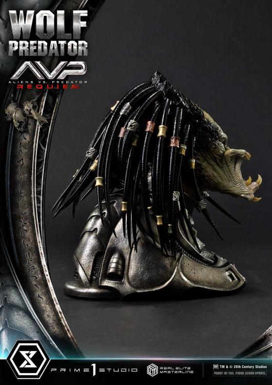 Aliens vs. Predator: Requiem Real Elite Masterline Wolf Predator (Deluxe Ver.) 1/3 Scale Limited Edition Statue (with Bonus) Gallery Image 130