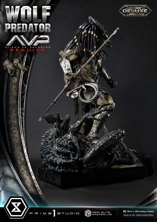 Aliens vs. Predator: Requiem Real Elite Masterline Wolf Predator (Deluxe Ver.) 1/3 Scale Limited Edition Statue (with Bonus) Gallery Image 97