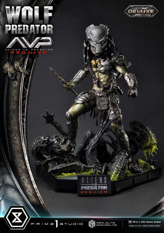 Aliens vs. Predator: Requiem Real Elite Masterline Wolf Predator (Deluxe Ver.) 1/3 Scale Limited Edition Statue (with Bonus) Gallery Image 111