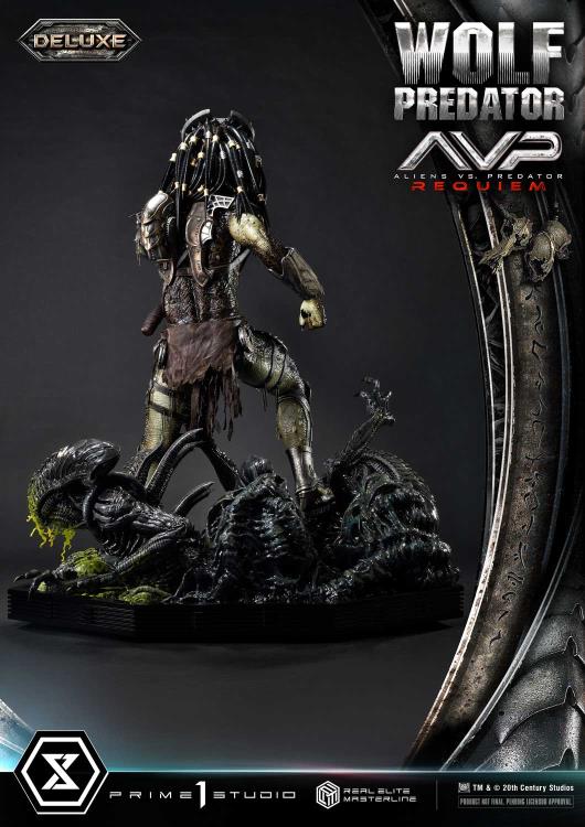 Aliens vs. Predator: Requiem Real Elite Masterline Wolf Predator (Deluxe Ver.) 1/3 Scale Limited Edition Statue (with Bonus) Gallery Image 104