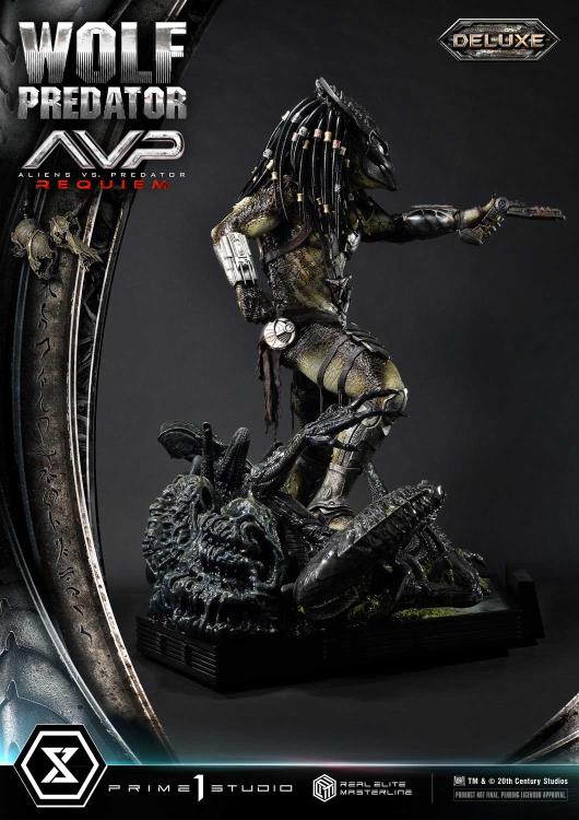 Aliens vs. Predator: Requiem Real Elite Masterline Wolf Predator (Deluxe Ver.) 1/3 Scale Limited Edition Statue (with Bonus) Gallery Image 102