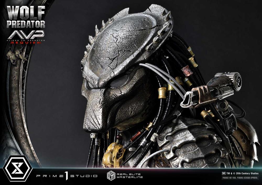 Aliens vs. Predator: Requiem Real Elite Masterline Wolf Predator (Deluxe Ver.) 1/3 Scale Limited Edition Statue (with Bonus) Gallery Image 140