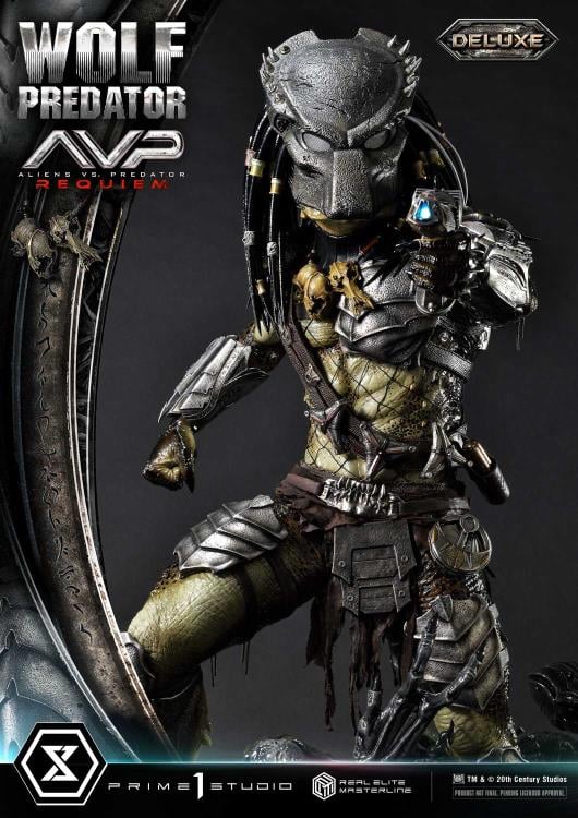 Aliens vs. Predator: Requiem Real Elite Masterline Wolf Predator (Deluxe Ver.) 1/3 Scale Limited Edition Statue (with Bonus) Gallery Image 110