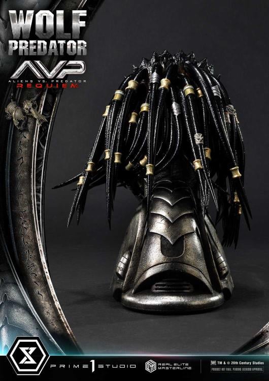 Aliens vs. Predator: Requiem Real Elite Masterline Wolf Predator (Deluxe Ver.) 1/3 Scale Limited Edition Statue (with Bonus) Gallery Image 129