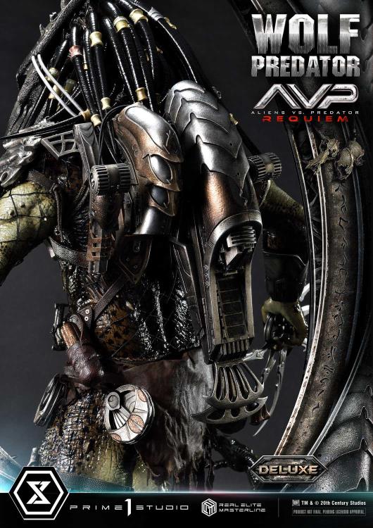 Aliens vs. Predator: Requiem Real Elite Masterline Wolf Predator (Deluxe Ver.) 1/3 Scale Limited Edition Statue (with Bonus) Gallery Image 119