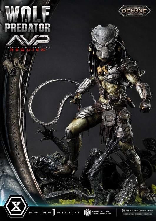 Aliens vs. Predator: Requiem Real Elite Masterline Wolf Predator (Deluxe Ver.) 1/3 Scale Limited Edition Statue (with Bonus) Gallery Image 112