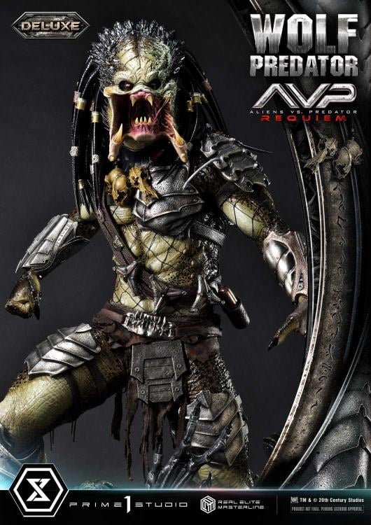 Aliens vs. Predator: Requiem Real Elite Masterline Wolf Predator (Deluxe Ver.) 1/3 Scale Limited Edition Statue (with Bonus) Gallery Image 106