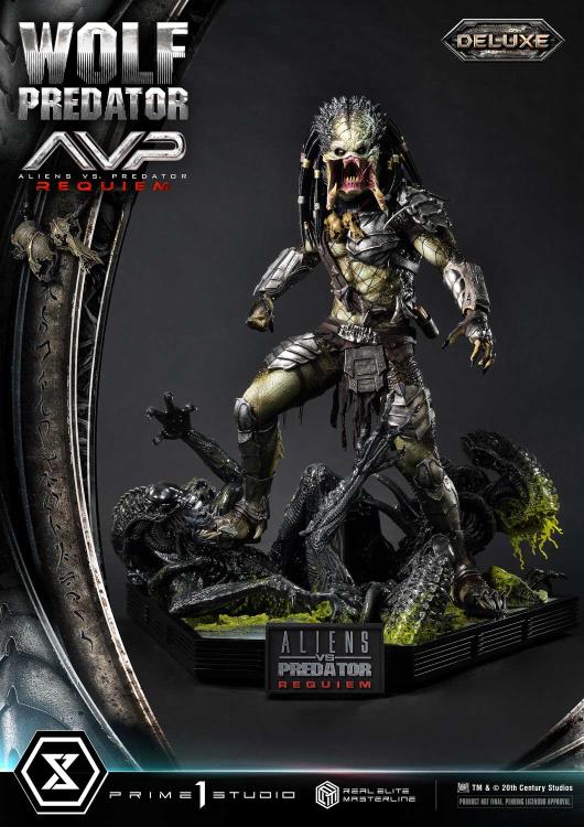 Aliens vs. Predator: Requiem Real Elite Masterline Wolf Predator (Deluxe Ver.) 1/3 Scale Limited Edition Statue (with Bonus) Gallery Image 101
