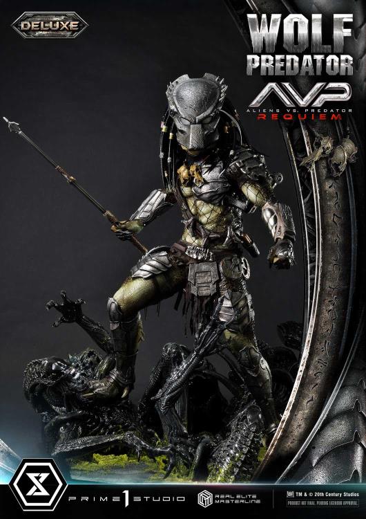 Aliens vs. Predator: Requiem Real Elite Masterline Wolf Predator (Deluxe Ver.) 1/3 Scale Limited Edition Statue (with Bonus) Gallery Image 109