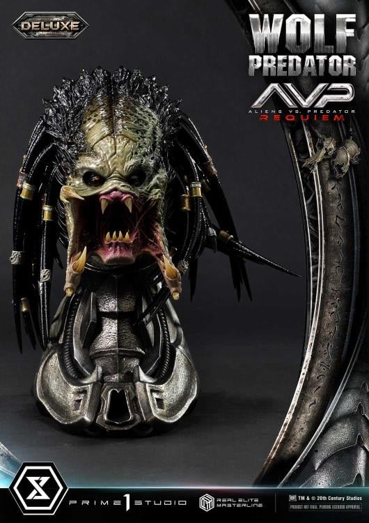 Aliens vs. Predator: Requiem Real Elite Masterline Wolf Predator (Deluxe Ver.) 1/3 Scale Limited Edition Statue (with Bonus) Gallery Image 132