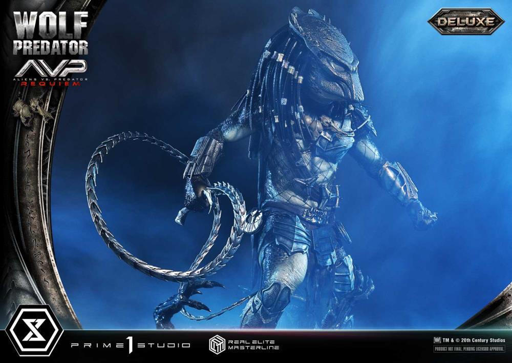 Aliens vs. Predator: Requiem Real Elite Masterline Wolf Predator (Deluxe Ver.) 1/3 Scale Limited Edition Statue (with Bonus) Gallery Image 78