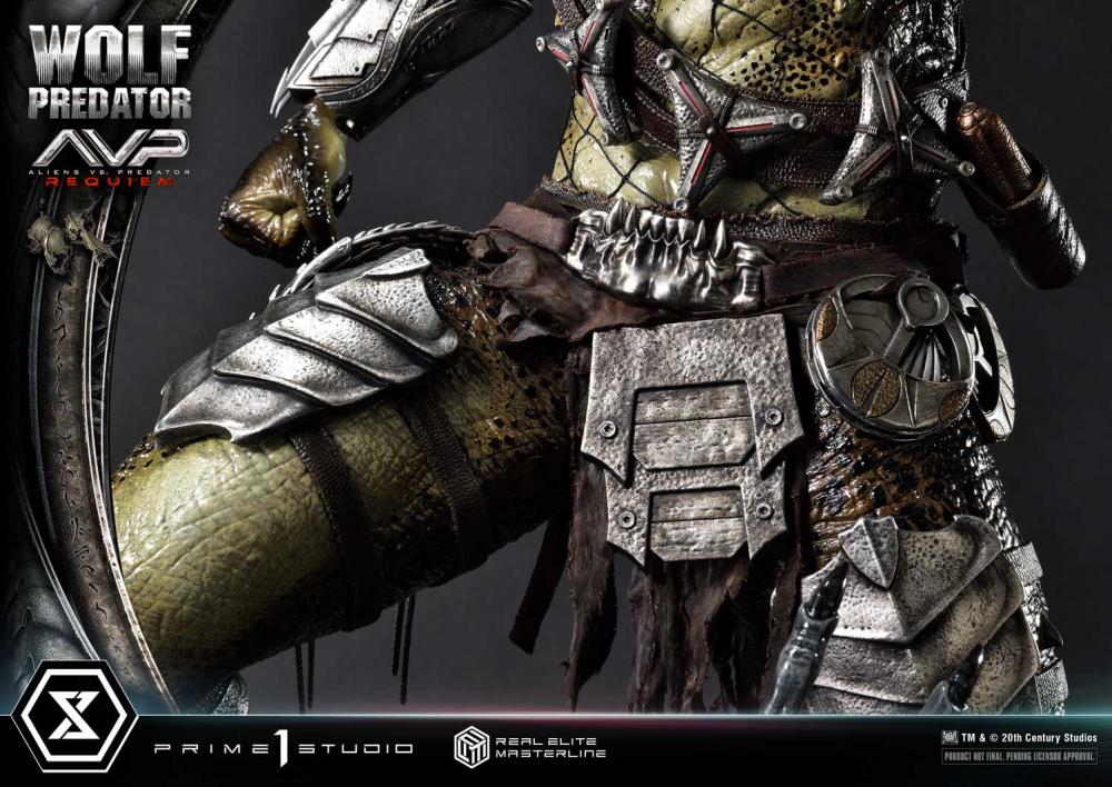 Aliens vs. Predator: Requiem Real Elite Masterline Wolf Predator (Deluxe Ver.) 1/3 Scale Limited Edition Statue (with Bonus) Gallery Image 144