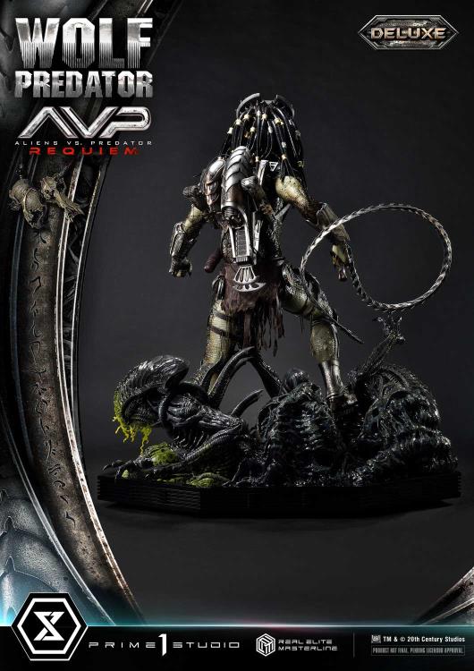 Aliens vs. Predator: Requiem Real Elite Masterline Wolf Predator (Deluxe Ver.) 1/3 Scale Limited Edition Statue (with Bonus) Gallery Image 103