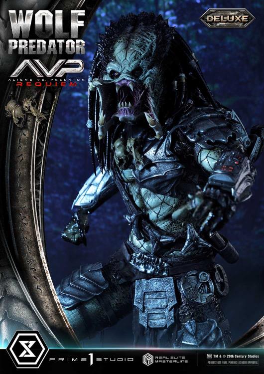 Aliens vs. Predator: Requiem Real Elite Masterline Wolf Predator (Deluxe Ver.) 1/3 Scale Limited Edition Statue (with Bonus) Gallery Image 75