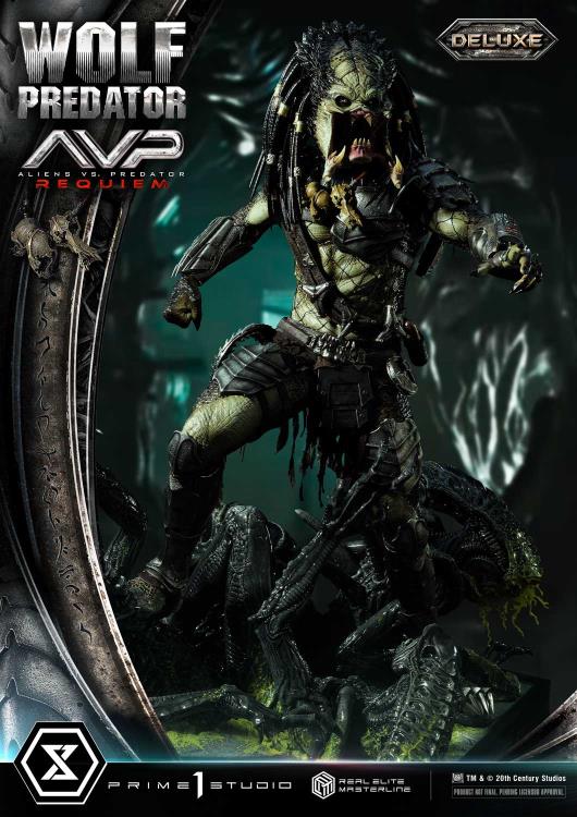 Aliens vs. Predator: Requiem Real Elite Masterline Wolf Predator (Deluxe Ver.) 1/3 Scale Limited Edition Statue (with Bonus) Gallery Image 14