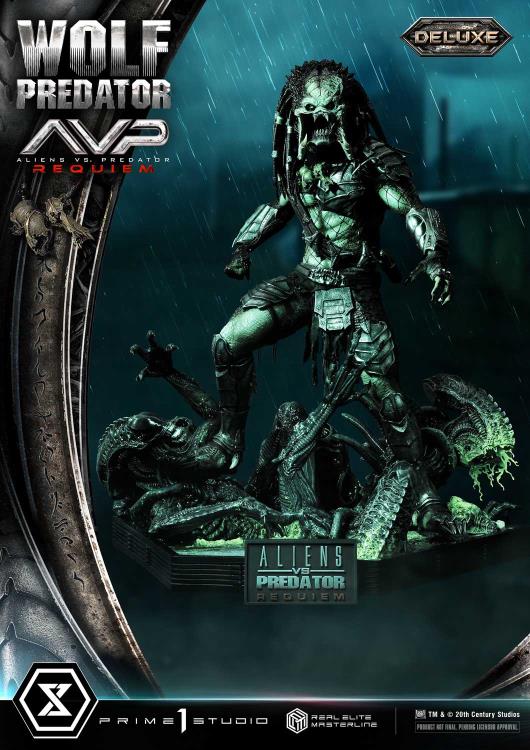 Aliens vs. Predator: Requiem Real Elite Masterline Wolf Predator (Deluxe Ver.) 1/3 Scale Limited Edition Statue (with Bonus) Gallery Image 50