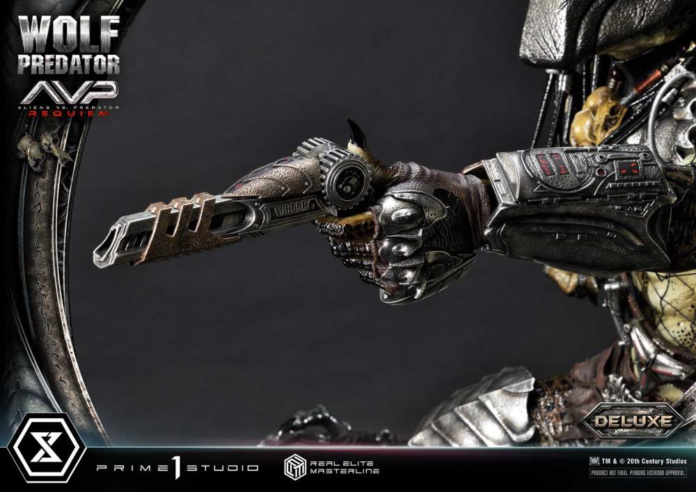 Aliens vs. Predator: Requiem Real Elite Masterline Wolf Predator (Deluxe Ver.) 1/3 Scale Limited Edition Statue (with Bonus) Gallery Image 138