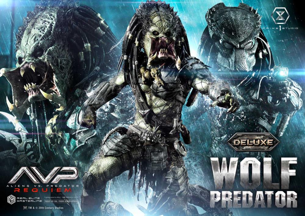 Aliens vs. Predator: Requiem Real Elite Masterline Wolf Predator (Deluxe Ver.) 1/3 Scale Limited Edition Statue (with Bonus) Gallery Image 170