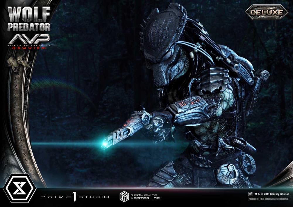 Aliens vs. Predator: Requiem Real Elite Masterline Wolf Predator (Deluxe Ver.) 1/3 Scale Limited Edition Statue (with Bonus) Gallery Image 70
