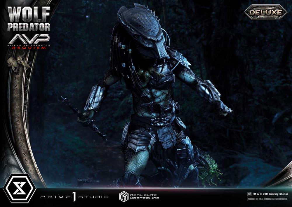 Aliens vs. Predator: Requiem Real Elite Masterline Wolf Predator (Deluxe Ver.) 1/3 Scale Limited Edition Statue (with Bonus) Gallery Image 66