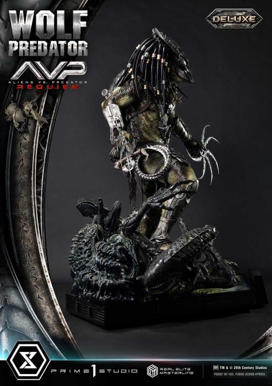 Aliens vs. Predator: Requiem Real Elite Masterline Wolf Predator (Deluxe Ver.) 1/3 Scale Limited Edition Statue (with Bonus) Gallery Image 107
