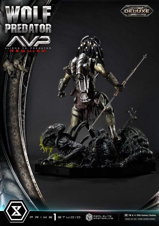 Aliens vs. Predator: Requiem Real Elite Masterline Wolf Predator (Deluxe Ver.) 1/3 Scale Limited Edition Statue (with Bonus) Gallery Image 93