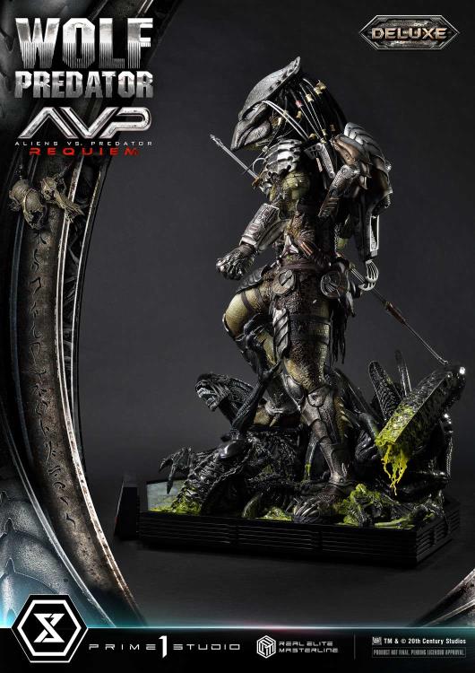 Aliens vs. Predator: Requiem Real Elite Masterline Wolf Predator (Deluxe Ver.) 1/3 Scale Limited Edition Statue (with Bonus) Gallery Image 95