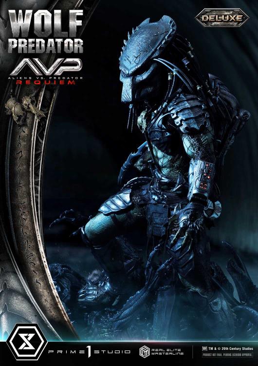Aliens vs. Predator: Requiem Real Elite Masterline Wolf Predator (Deluxe Ver.) 1/3 Scale Limited Edition Statue (with Bonus) Gallery Image 76