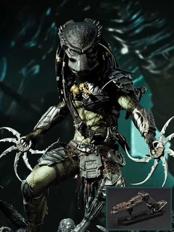 Aliens vs. Predator: Requiem Real Elite Masterline Wolf Predator (Deluxe Ver.) 1/3 Scale Limited Edition Statue (with Bonus) Gallery Image 2