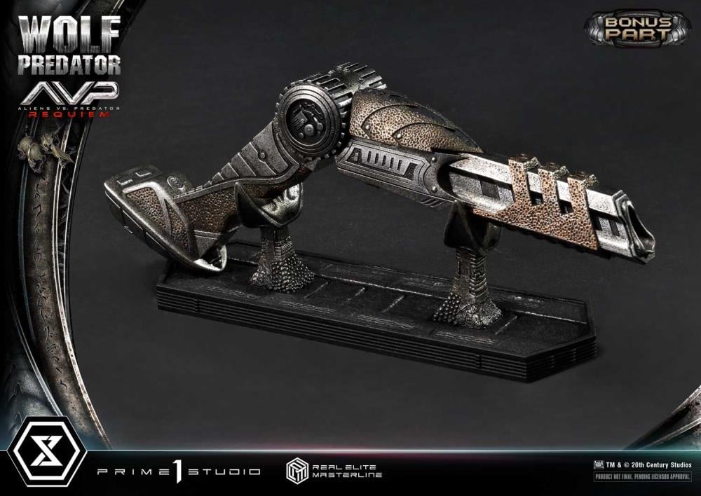 Aliens vs. Predator: Requiem Real Elite Masterline Wolf Predator (Deluxe Ver.) 1/3 Scale Limited Edition Statue (with Bonus) Gallery Image 162