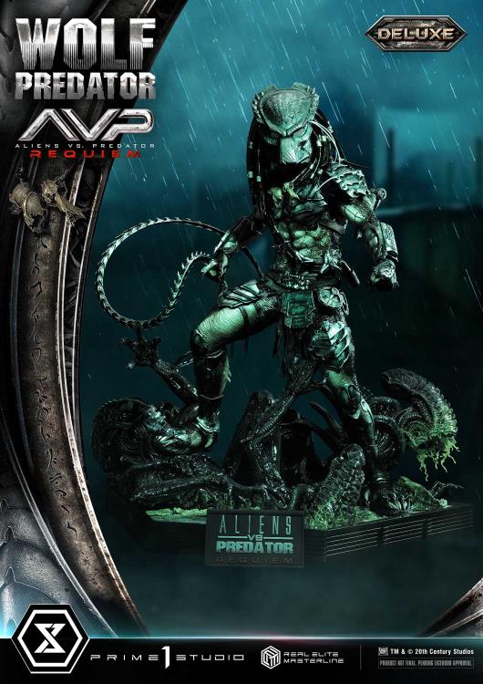Aliens vs. Predator: Requiem Real Elite Masterline Wolf Predator (Deluxe Ver.) 1/3 Scale Limited Edition Statue (with Bonus) Gallery Image 48