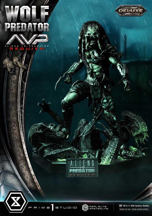 Aliens vs. Predator: Requiem Real Elite Masterline Wolf Predator (Deluxe Ver.) 1/3 Scale Limited Edition Statue (with Bonus) Gallery Image 46