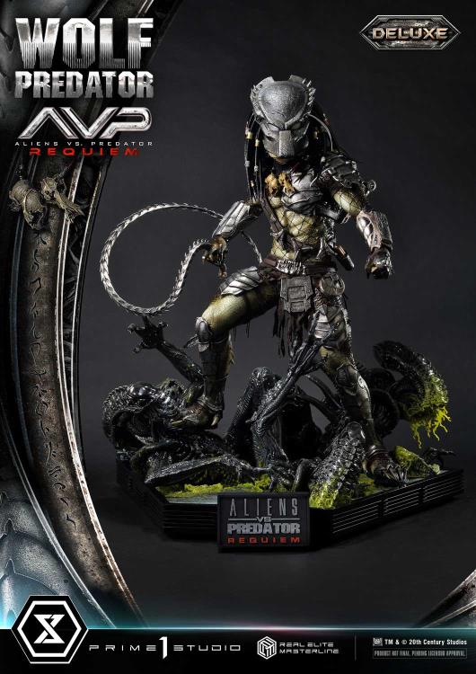 Aliens vs. Predator: Requiem Real Elite Masterline Wolf Predator (Deluxe Ver.) 1/3 Scale Limited Edition Statue (with Bonus) Gallery Image 85