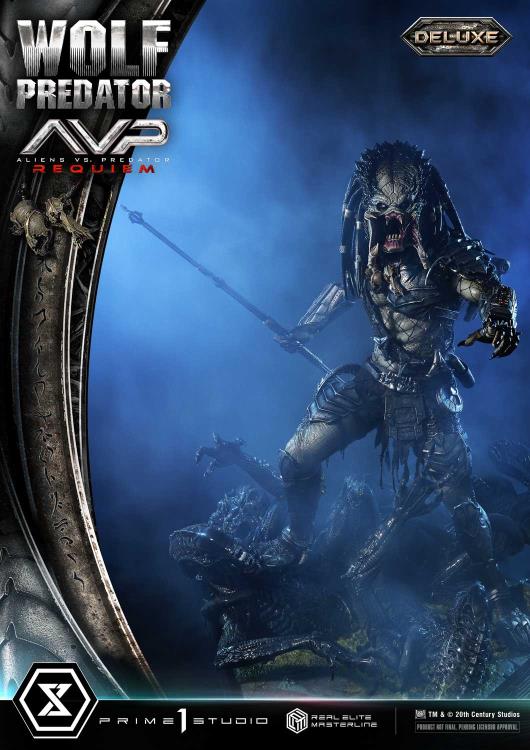 Aliens vs. Predator: Requiem Real Elite Masterline Wolf Predator (Deluxe Ver.) 1/3 Scale Limited Edition Statue (with Bonus) Gallery Image 79
