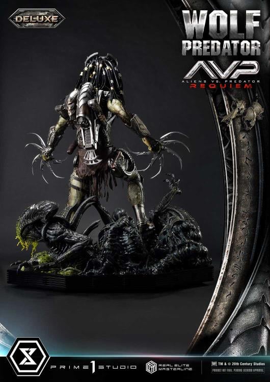 Aliens vs. Predator: Requiem Real Elite Masterline Wolf Predator (Deluxe Ver.) 1/3 Scale Limited Edition Statue (with Bonus) Gallery Image 96