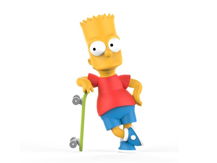 The Simpsons Art Giant Bart Simpson Designer Art Sculpture Gallery Image 1