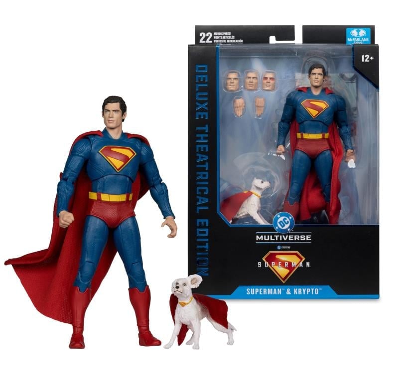 Superman (2025) DC Multiverse Superman & Krypto (Deluxe Theatrical Edition) Action Figure Gallery Image 12