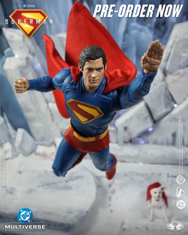 Superman (2025) DC Multiverse Superman & Krypto (Deluxe Theatrical Edition) Action Figure Gallery Image 4
