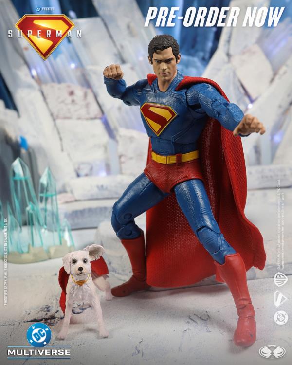 Superman (2025) DC Multiverse Superman & Krypto (Deluxe Theatrical Edition) Action Figure Gallery Image 3