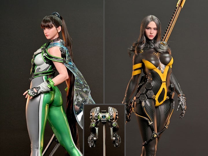 Stellar Blade Hyperreal Eve, Tachy and Drone 1/3 Scale Limited Edition Statue Set Gallery Image 1