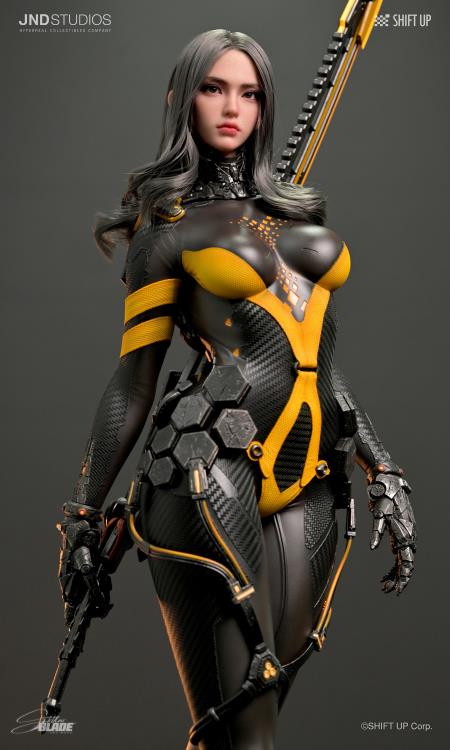 Stellar Blade Hyperreal Eve, Tachy and Drone 1/3 Scale Limited Edition Statue Set Gallery Image 16