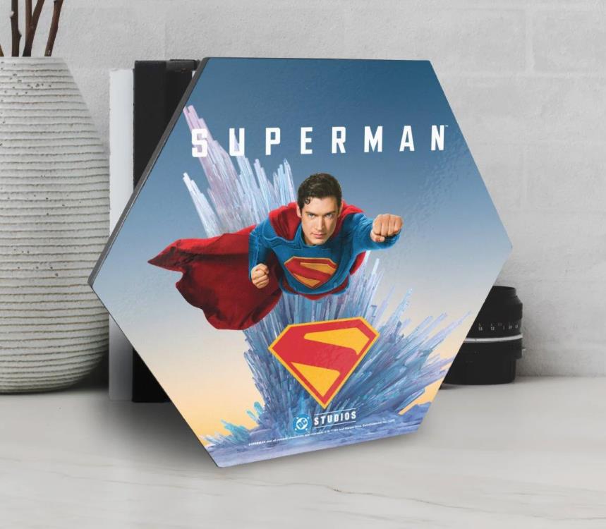 Superman (2025) Superman's Fortress Knexagon Wood Print Gallery Image 3