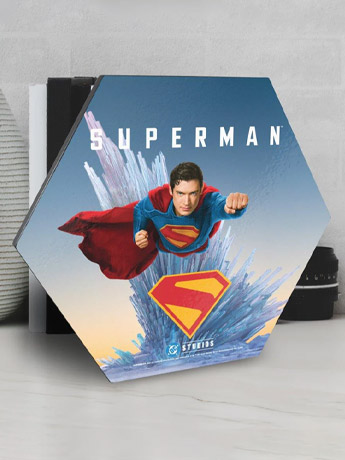 Superman (2025) Superman's Fortress Knexagon Wood Print Gallery Image 2
