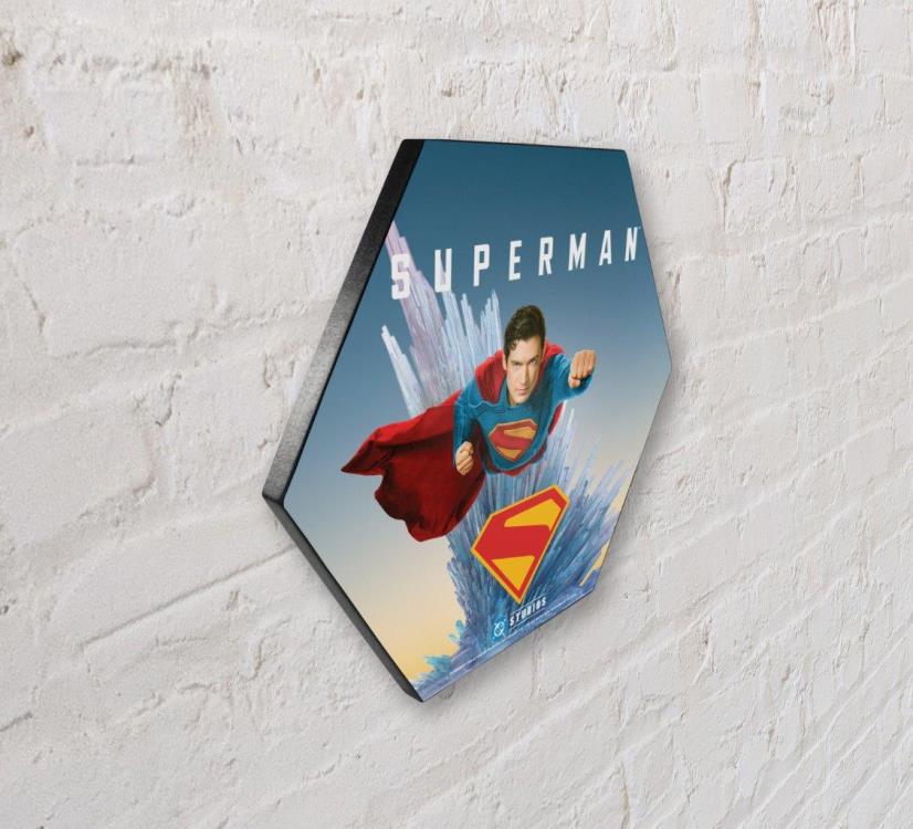 Superman (2025) Superman's Fortress Knexagon Wood Print Gallery Image 5