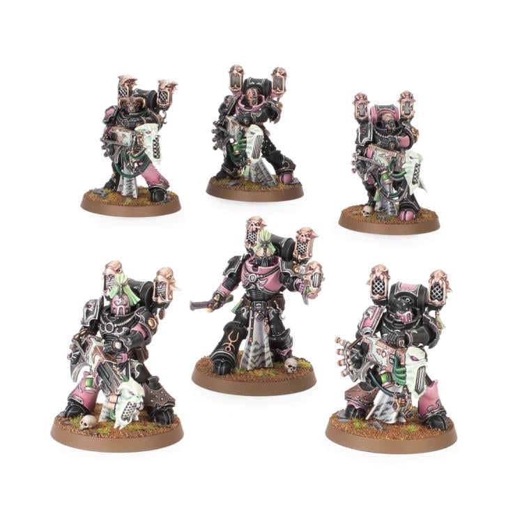 Warhammer 40,000 Emperor's Children Noise Marines Citadel Miniatures Set Gallery Image 4