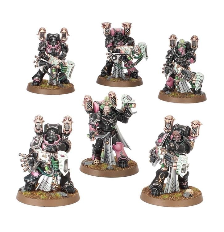 Warhammer 40,000 Emperor's Children Noise Marines Citadel Miniatures Set Gallery Image 3