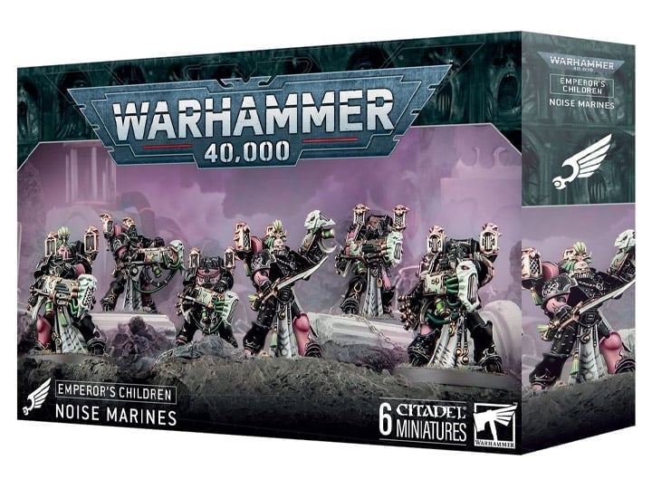 Warhammer 40,000 Emperor's Children Noise Marines Citadel Miniatures Set Gallery Image 1