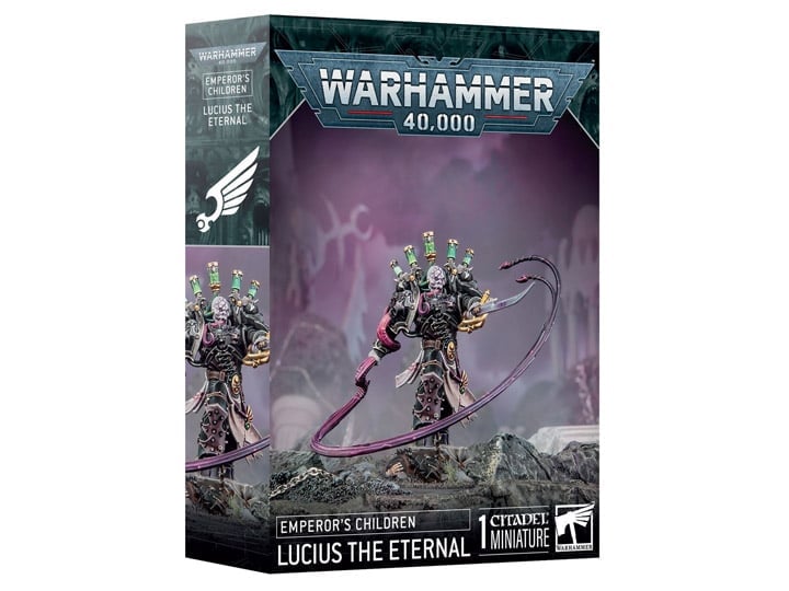 Warhammer 40,000 Emperor's Children Lucius the Eternal Citadel Miniature Gallery Image 1