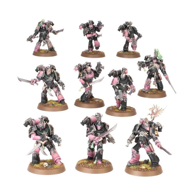 Warhammer 40,000 Emperor's Children Tormentors Citadel Miniatures Set Gallery Image 4